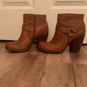 Kork-Ease leather booties.